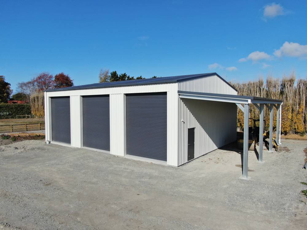 Garages with Carport | Vehicle Storage Sheds | Wide Span Sheds NZ